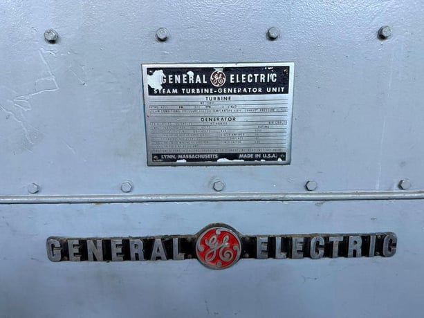 3600 KW General Electric #139847, Steam Turbine-Generator, Air Cooled, 6250 KVA, 13.8 kV - Image 5