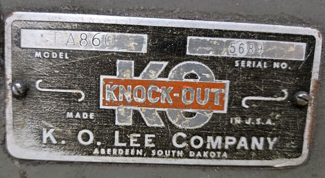 K.O. Lee #BA860, Tool & Cutter Grinder - Image 8