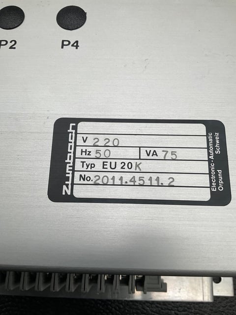 Zumbach, EU-20K, Electronic Regulator Module, 50 Hz, 75 VA, 220 V - Image 2