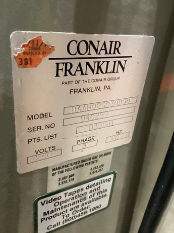 Conair Franklin #DAAH02S030090, Air Dryer, 240 V - Image 2