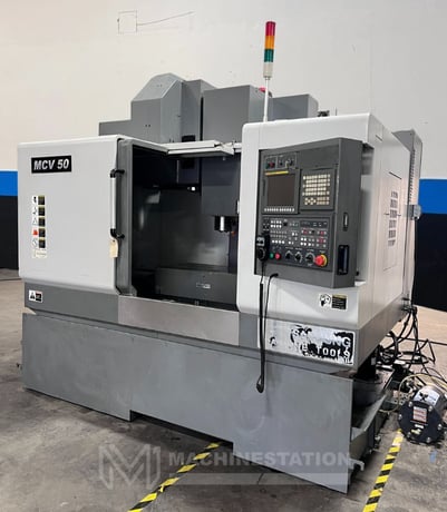 Samsung #MCV-50, CNC vertical machining center, 30 automatic tool changer, 35.4" X, 19.6" Y, 20" Z, 12000 - Image 3