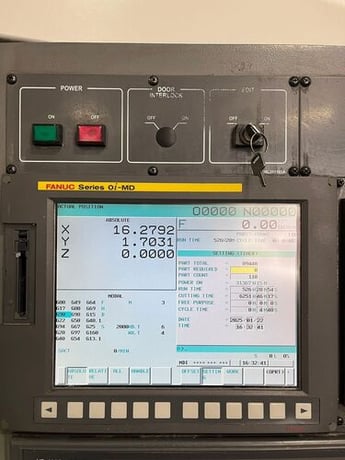 Samsung #MCV-50, CNC vertical machining center, 30 automatic tool changer, 35.4" X, 19.6" Y, 20" Z, 12000 - Image 5
