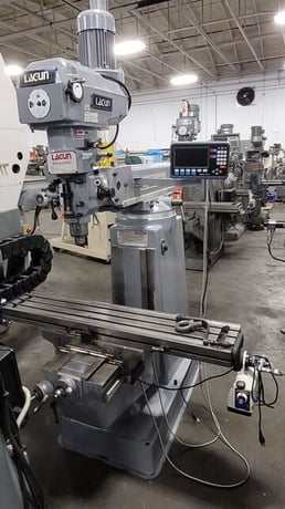 Lagun / Republic-Lagun #FTV-2, vertical mill, 10" x50"tbl., 3 HP, 38" X, 16" Y, 16" Z, R-8, 4250 RPM, new - Image 2