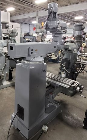 Lagun / Republic-Lagun #FTV-2, vertical mill, 10" x50"tbl., 3 HP, 38" X, 16" Y, 16" Z, R-8, 4250 RPM, new - Image 4