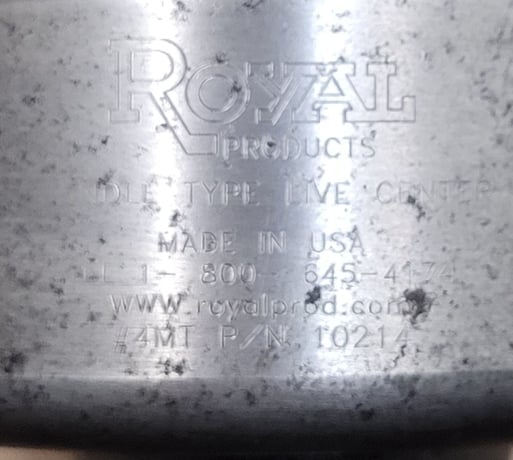 Royal 10214 Spindle Type Live Center - 4MT - Image 6