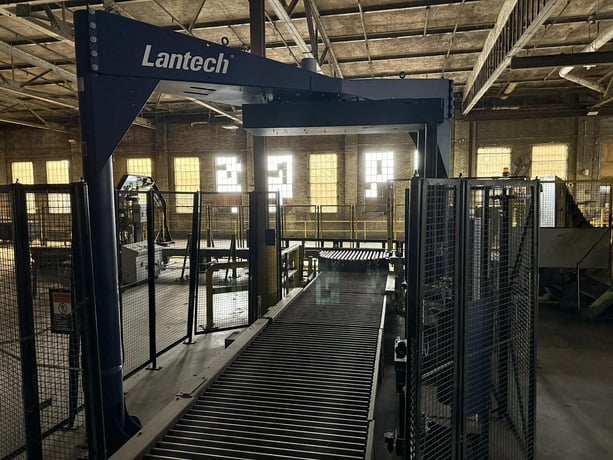 Lantech #SC, Stretch Wrapper, 80" wrap height, 18" conveyor pass height, 45-60 loads/hour, 15 RPM, 80 psi - Image 3