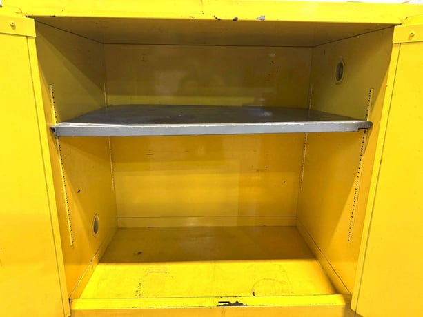 Lab Safety #2443, Flammable Storage Cabinet, (2) doors, 30 Gallons, 43" width x 18" D x 44" H - Image 5