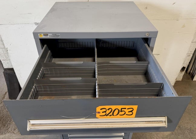10 Drawer Stanley Vidmar Storage Cabinet, 30" width x 27-3/4" D x 59" H - Image 4