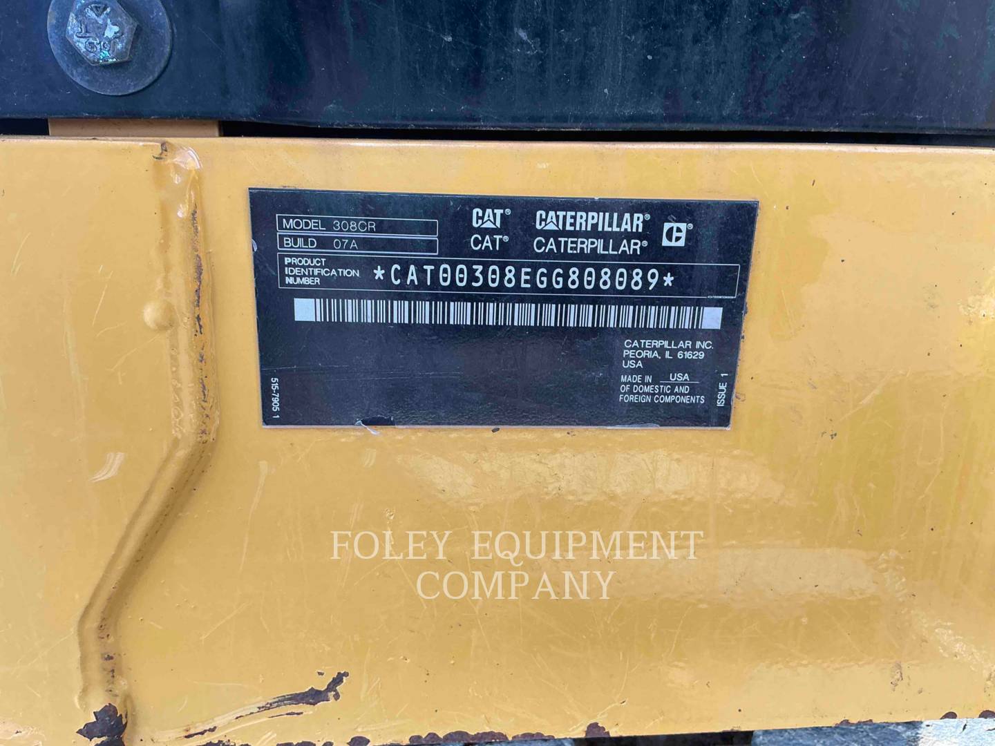 Caterpillar 308-07CRSB, Crawler Excavator, 1265 hours, S/N: GG808089, 2023 - Image 5
