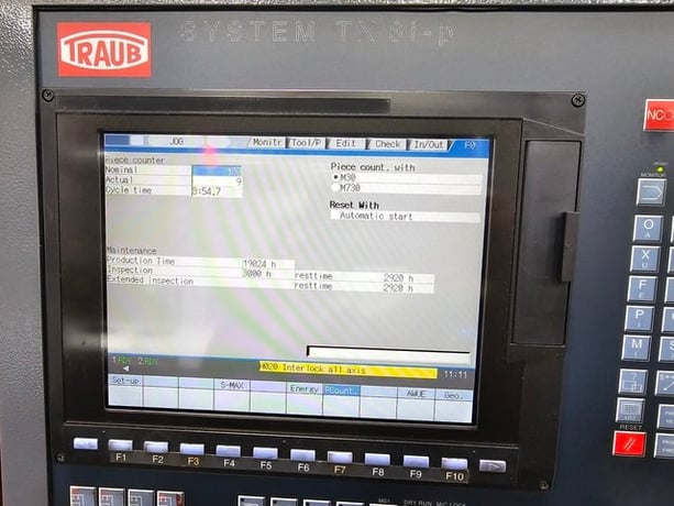 Traub #TNL32-9P, CNC Swiss lathe, 2015 - Image 2