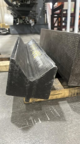 24.5" L, Press brake die, 5" height, 4" V - Image 3