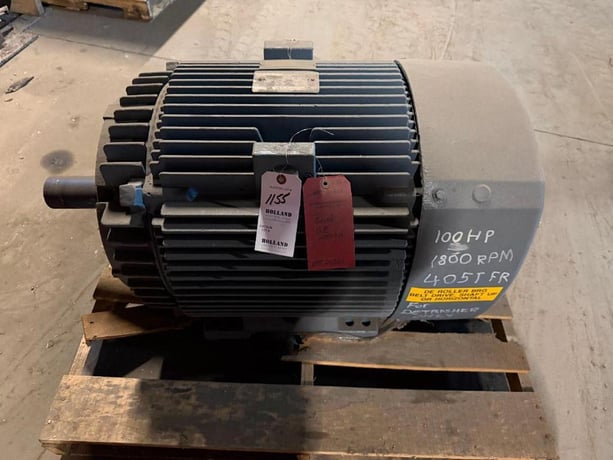 100 HP 1750 RPM General Electric Motors #5KS4050SS204B, AC Motor, Frame 405T, 575 Volts, 2019 - Image 1