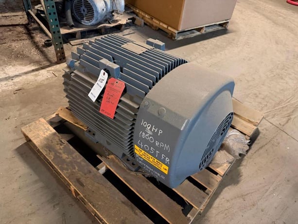 100 HP 1750 RPM General Electric Motors #5KS4050SS204B, AC Motor, Frame 405T, 575 Volts, 2019 - Image 5