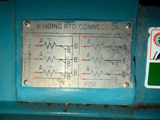 400 HP 3580 RPM Teco Westinghouse, AC Motor, Frame 5808A, 2300/4160 Volts, 87.5/48.4 amps, 2015 - Image 9