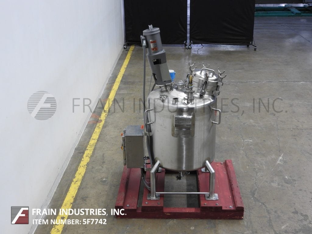 50 gallon Northland Stainless Inc., 316L Stainless Steel mix vessel, 24" OD x 29" straight wall - Image 3