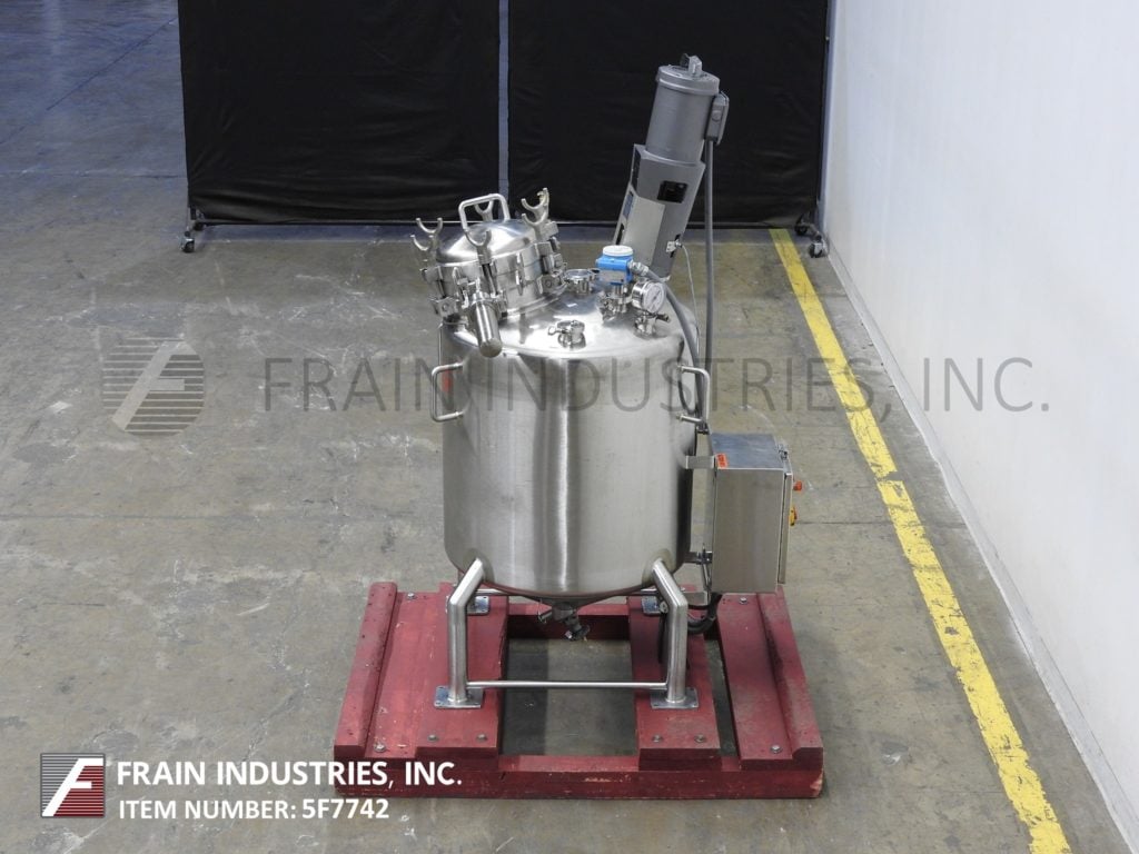 50 gallon Northland Stainless Inc., 316L Stainless Steel mix vessel, 24" OD x 29" straight wall - Image 4