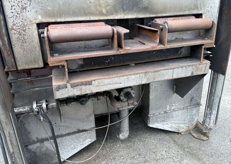 36" width x 36" H x 72" D Williams, gas fired temper furnace, 1400&deg;F, Honeywell temp Control - Image 4