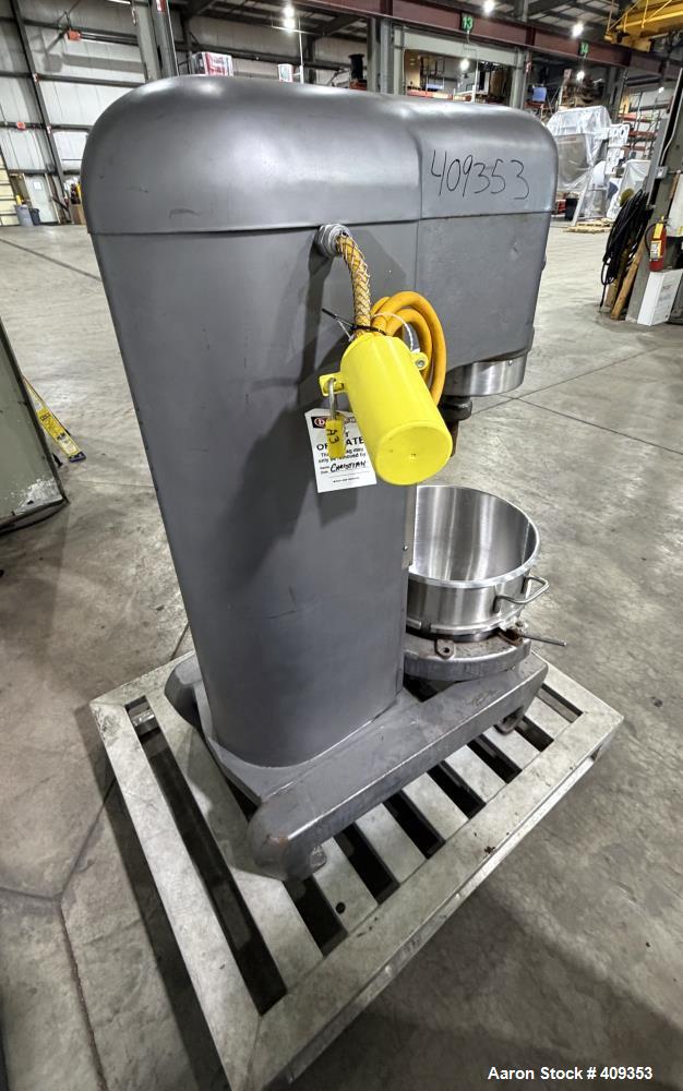 15 gallon Hobart #H-600-T, Commercial Dough Mixer, 18" diameter x 17" deep stainless steel bowl, 1 HP, 5.9 - Image 4