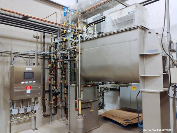 Semi-Automated Mushroom Substrate Processing System, (2) 37 cu.ft Patterson All-Weld mixers, Reimers steam - Image 7