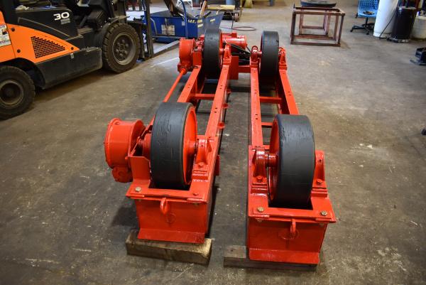 30 Ton, Koike Ransome #BPRR / BIRR, turning rolls, 60000 lb., 7"-20' diameter range, variable speed rotation - Image 4