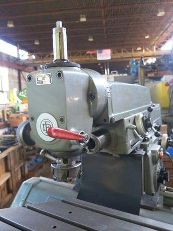 Deckel #FP3L, universal milling machine, 20-1/2" x39-1/8" table, tilting table, #40 taper - Image 8