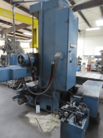 4" Nomura #B-100BT-2SP, horizontal boring mill, 39" X, 53" Y, 20 HP, 1200 RPM, 78.7"x48"tbl., 26.5"spdl table - Image 3
