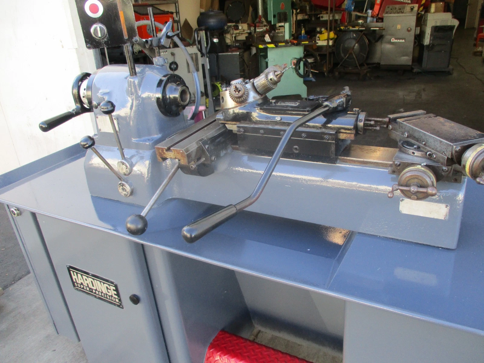 9" x 17" Hardinge #DSM/DV-59, second operation lathe, 5" chuck, 230-3500 RPM, #2MT - Image 5