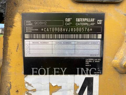Cat 908H2, Wheel Loader, 7649 hours, S/N: JRD00576, 2012 - Image 6