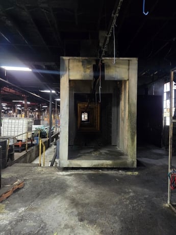 Large 4 stage stainless steel powder coating syste, GAT, 6' W x 8' H x 20' L, parts - Image 5
