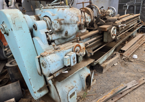 20" x 120" Boye & Emmes MT Co., vintage lathe - Image 2