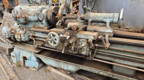 20" x 120" Boye & Emmes MT Co., vintage lathe - Image 4