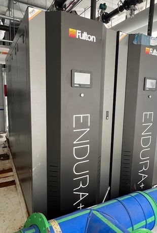 4 MM BTU/hr., Fulton #Endura+4000, Natural gas hot water boiler, 50 HP, (2 available) - Image 1