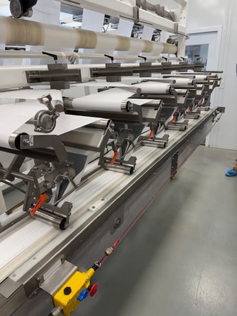 Wet Wipe Production Line, PCMC #Clipper-RX100, with Hayssen Integra Flow Wrapper Packaging - Image 3