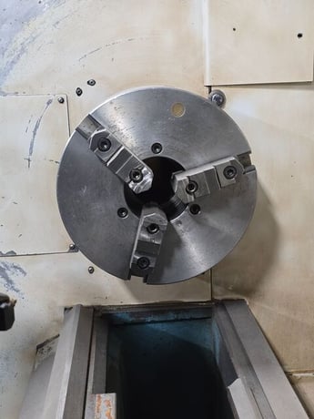 Clausing Metosa #CNC2080, flatbed teach CNC turning center, 20" swing, 80" centers, 3.125" bore, D1-8 - Image 5