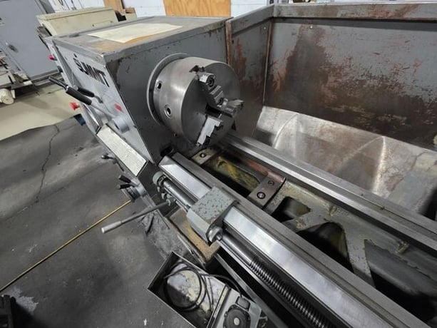 18"/26" x 80" Summit #18-3X80, gap bed engine lathe, 10" 3-jaw chuck, 3" hole, D1-8 Camlock, 4-way toolpost - Image 8