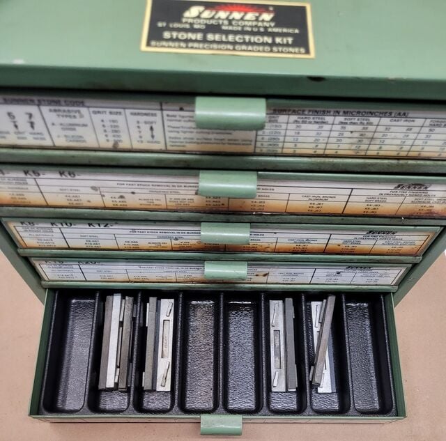 Sunnen Stone Collection Kit - 5 Drawer - Image 3