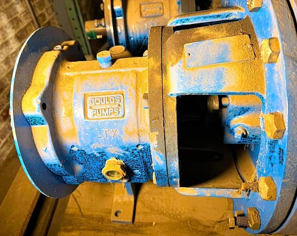 255 GPM @ 296' TDH, Goulds #3196, Centrifugal Pump, 1.5" suction x 3" discharge, 13" impeller diameter, 2890 - Image 10