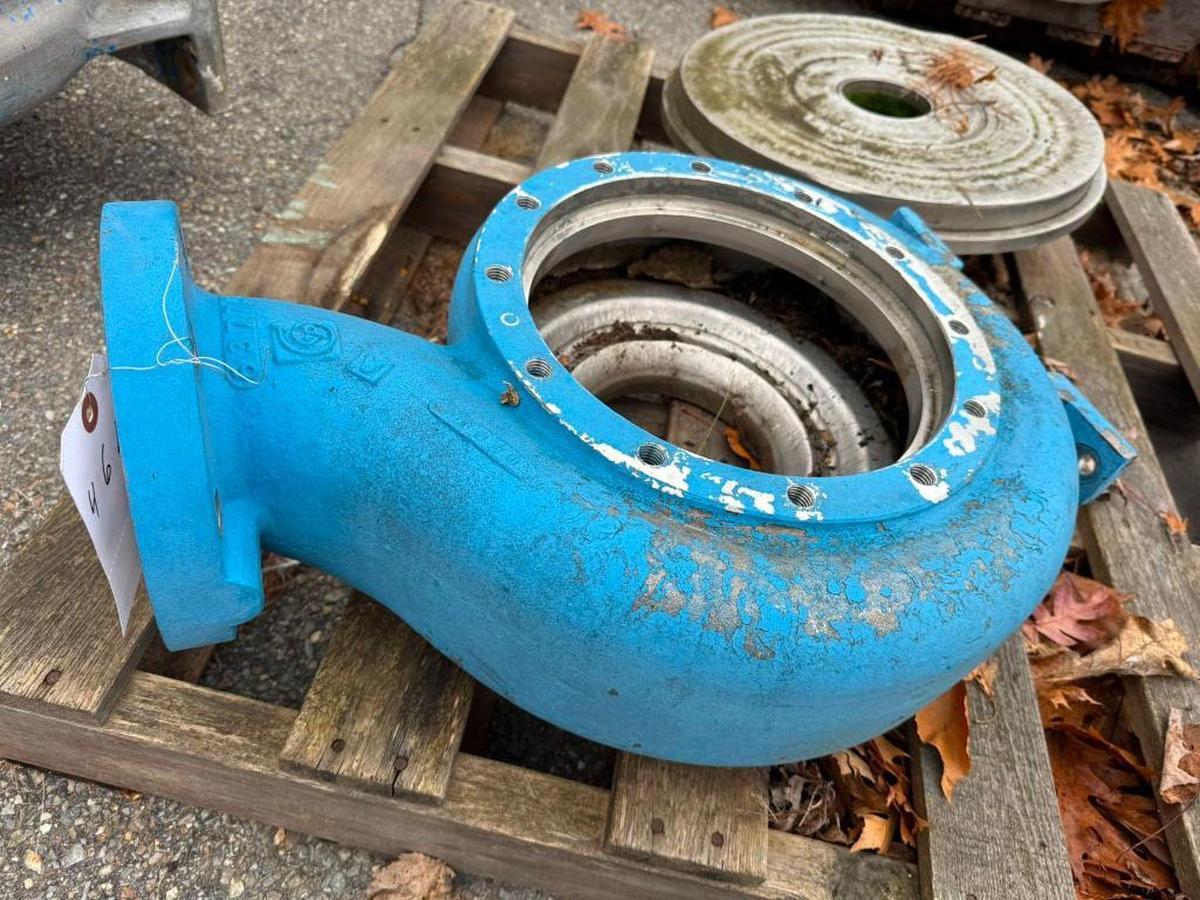 Goulds #3196, Pump Casing, Size 4 x 6-10H, 9.625" impeller diameter, 1800 RPM, 316 Stainless Steel - Image 1