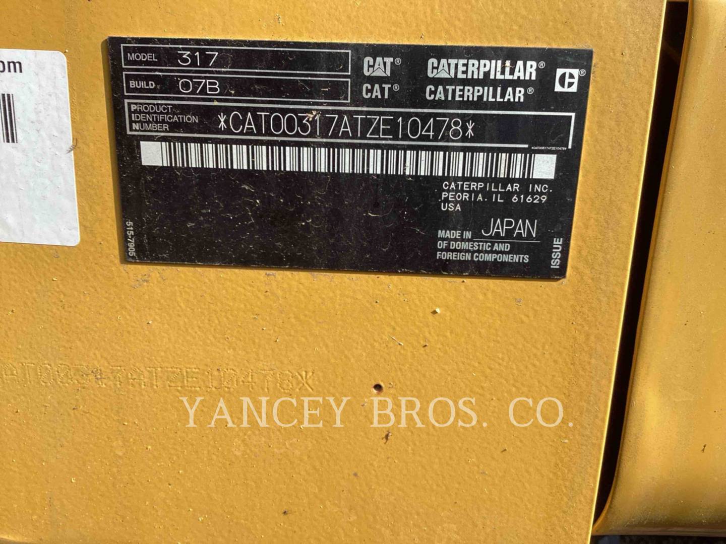 Caterpillar 31707, Crawler Excavator, 701 hours, S/N: TZE10478, 2023 - Image 6