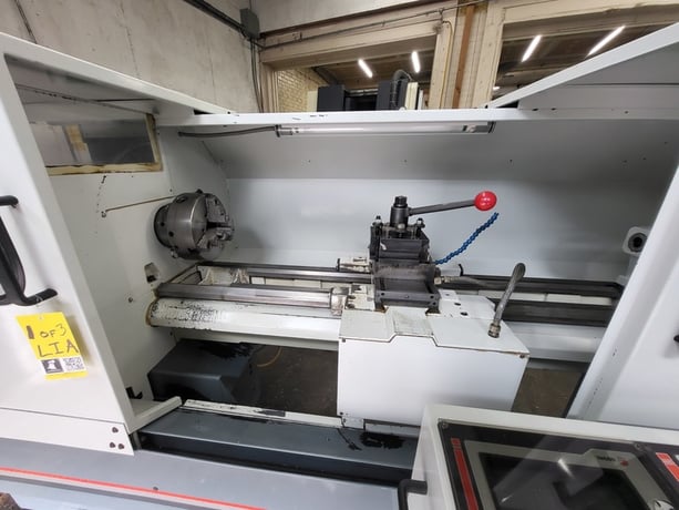 Clausing Metosa #EL-1565-CS, CNC lathe, 15.7" swing, 10" chuck, 2" bar, 65" machining length, 10 HP - Image 4