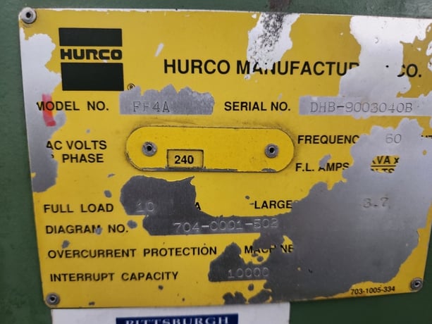 Deckel #FP4A, universal mill, Hurco Control, #40 taper - Image 7