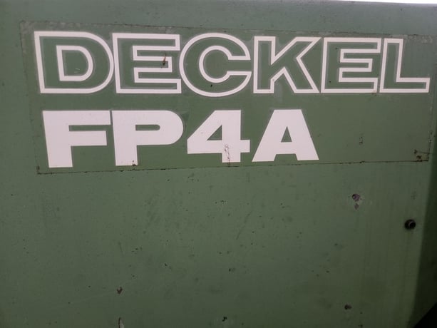 Deckel #FP4A, universal mill, Hurco Control, #40 taper - Image 8