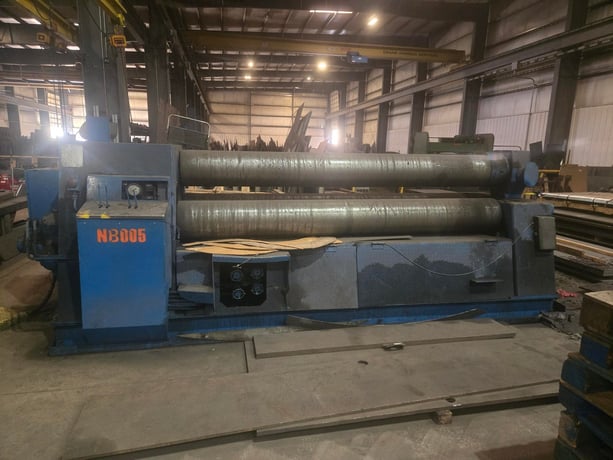 10' x 5/8" Kumla #PV7H, 3-roll Plate Roller, 1976 - Image 7