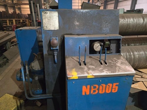 10' x 5/8" Kumla #PV7H, 3-roll Plate Roller, 1976 - Image 8