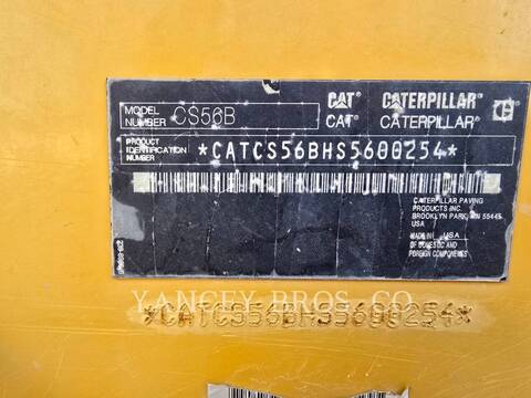 Caterpillar CS56B, Vibratory Single Drum Smooth, 2305 hours, S/N: S5600254, 2016 - Image 6