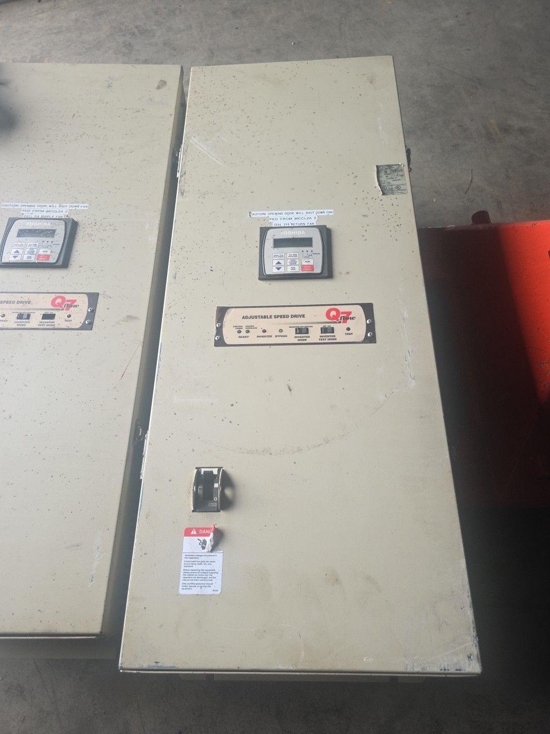 25 HP Toshiba, Q7-Flow, Adjustable Speed Drive, Type Q742701E, 27 kVA, 460 V Input/Output - Image 1