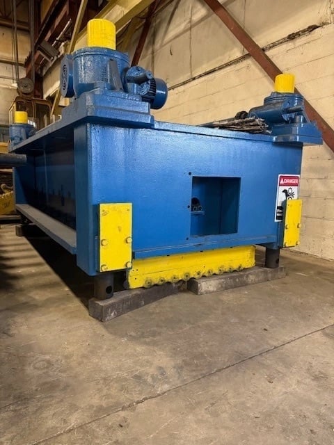 double 96" x .25" DBI, 4-Hi Precision Leveler, 106" roll face, 3" diameter, 19 rolls, AS IS - Image 3