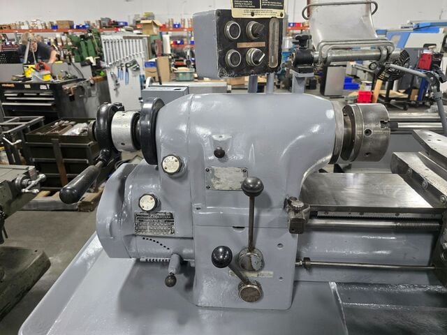 11" x 20" Hardinge #HLV-H, Super Precision Lathe, 9" swing over carriage, 5.75" swing over cross slide, 6" - Image 3