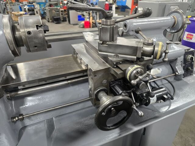 11" x 20" Hardinge #HLV-H, Super Precision Lathe, 9" swing over carriage, 5.75" swing over cross slide, 6" - Image 7