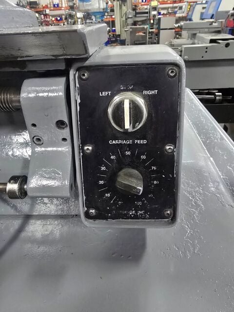11" x 20" Hardinge #HLV-H, Super Precision Lathe, 9" swing over carriage, 5.75" swing over cross slide, 6" - Image 10